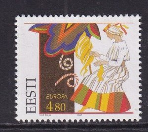 Estonia  #321  MNH  1997  goldspinners fairy tale