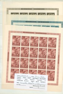 Croatia #B60-B63 Mint (NH) Souvenir Sheet