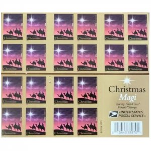 Christmas Magi Forever Stamps  5 books of 20 PCS, total 100 pcs