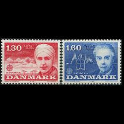 DENMARK 1980 - Scott# 664-5 Europa-Persons Set of 2 NH