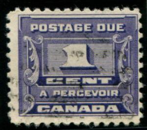 J11 Canada 1c Postage Due, used