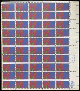 Scott 1475  LOVE  Sheet of 5O US 8¢ Stamps MNH 1973