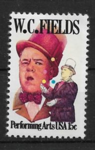 1980 Sc1803 W.C. Fields MNH