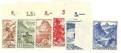 Switzerland #316-21 Mint VF NH