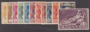 Spain - 1930 - SC 386-97 - MH - Short set