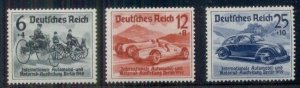 GERMANY #B134-6 Complete Autos set, og, NH, VF, Scott $88.00