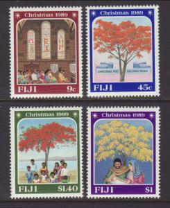 Fiji 615-618 Christmas MNH VF