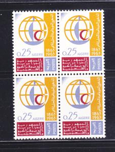 Algeria 313 Block Of 4 Set MH Red Cross (B)