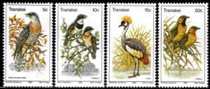 Transkei - 1980 Birds Set MNH** SG 75-78