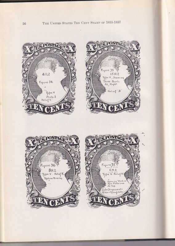 US Ten Cent Stamp of 1855-1857, Stanley Ashbrook, Deluxe Edition, #128 of 200.