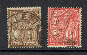 Malta SC#167 and 170 *Used*