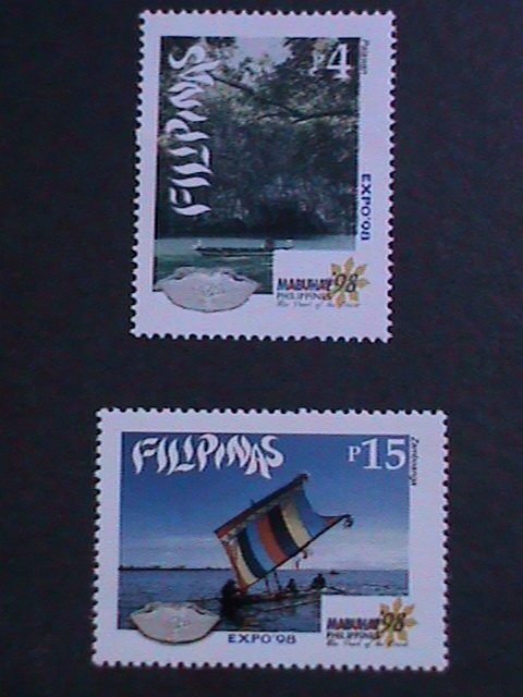 ​PHILIPPINES 1998-SC#2529-30 EXPO'98 LISBON MNH VF WE SHIP TO WORLD WIDE.