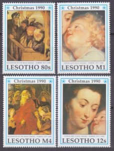 1990 Lesotho 865,868-869,872 Christmas / Peter Paul Rubens 7,60 €