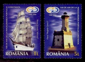 Romania Sc# 5143-4 MNH Constanta Harbor Centenary