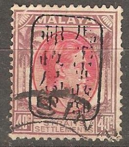 Straits Settlements N15 SG J156 Used  F/VF 1942 SCV $110.00