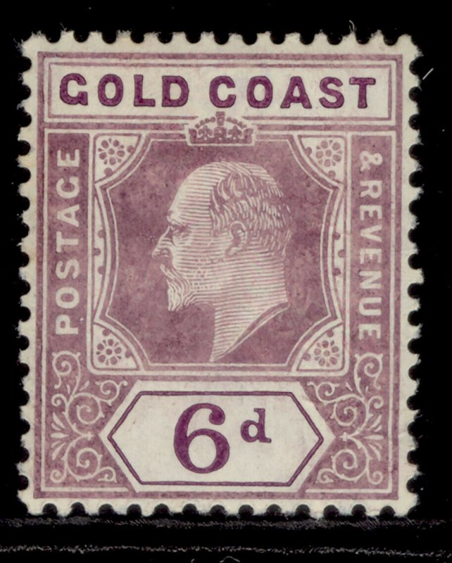 GOLD COAST EDVII SG43, 6d dull purple & violet, M MINT.