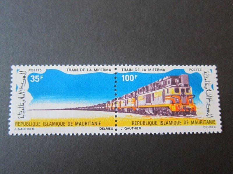 Mauritania 1971 Sc 2920 Train set MNH