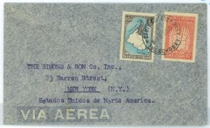 aa3038 - ARGENTINA - POSTAL HISTORY - Airmail  COVER to the USA 1930's