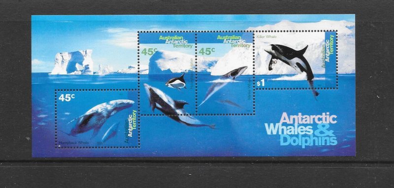 WHALES - AUSTRALIAN ANTARCTIC TERRITORY #L97a  MNH