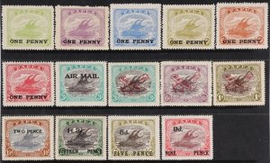 PAPUA 1917-31 Lakatoi surcharge & airmail overprints.