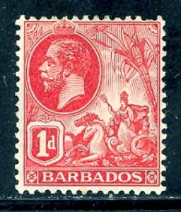 Barbados 118 mint hinged SCV $ 11.00 (RS)