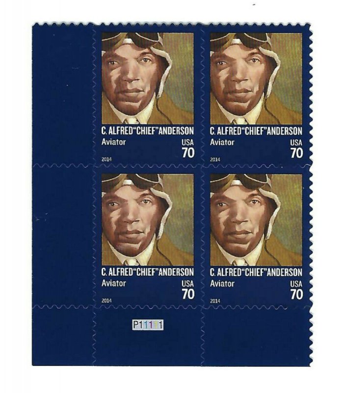 PB 4879  C. Alfred Chief Anderson   MNH