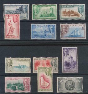 BARBADOS 216-227 MINT NEVER HINGED (NH) SHIP KGVI