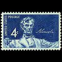 U.S.A. 1958 - Scott# 1116 Lincoln 4c NH