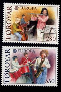 FAROE ISLANDS Scott 125-126 MNH** 1985 Europa set CV$2.75