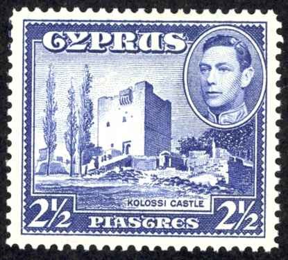 Cyprus Sc# 148 MH 1938-1944 2 1/2pi Definitives