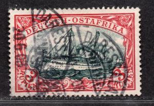 **German East Africa, SC# 21a Used XF Single Stamp, Signed, CV $180.00