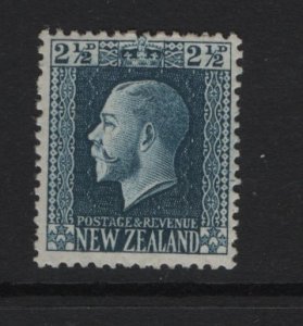 New Zealand  #148a  MH  1915   King George V   2 1/2p    14 x 14 1/2