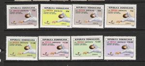DOMINICAN REP. DOMINICANA 1051-57,1059 MNH 860G