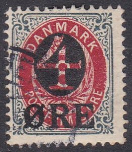 Denmark Sc #55 Used; Mi #40