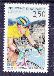 Andorra-French 429 MNH 1993 Tour de France Bicycle Race