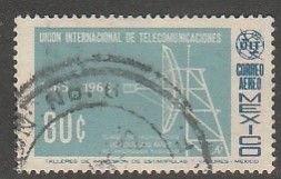 MEXICO C303, Centenary of the I. T. U., USED. F-VF. (1213)