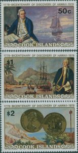 Cook Islands 1978 SG584-586 Cook Hawaii set MNH