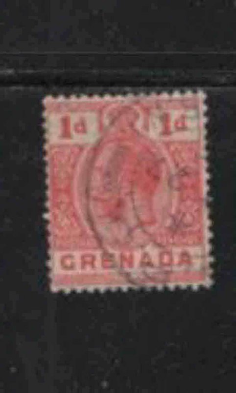 GRENADA #80  1913  1p  KING GEORGE V       F-VF  USED  f 