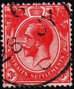 Straits Settlements. 1912 3c S.G.196a Fine Used