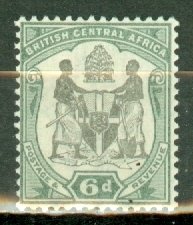 JQ: British Central Africa 46 mint CV $60