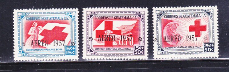 Guatemala CB8-CB10 Set MNH Red Cross (B)