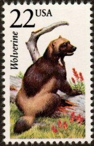 United States 2327 - Mint-NH - 22c Wolverine (1987) (cv $1.00)