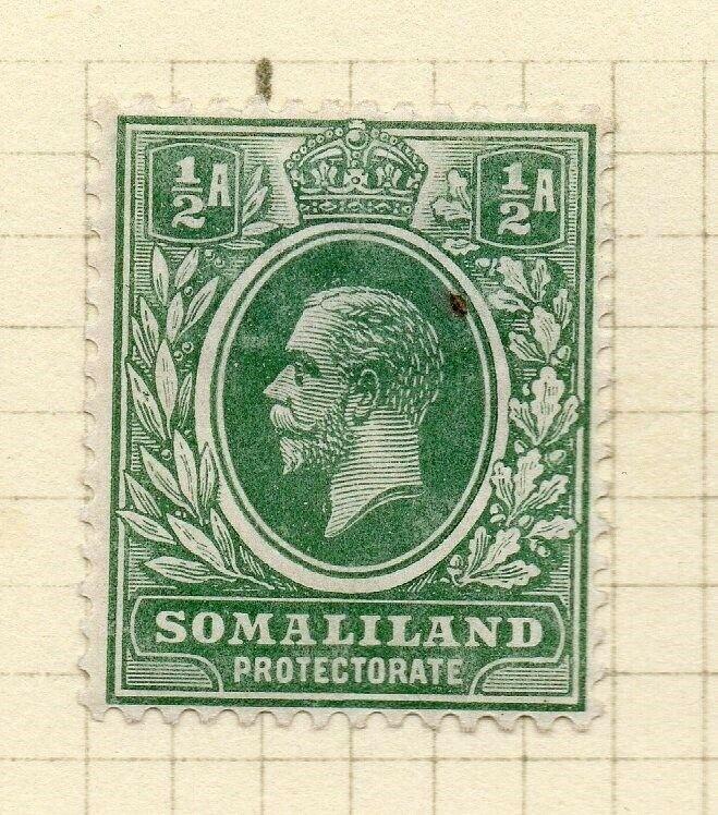 Somaliland Protectorate 1912 Early Issue Fine Mint Hinged 1/2a. 297808