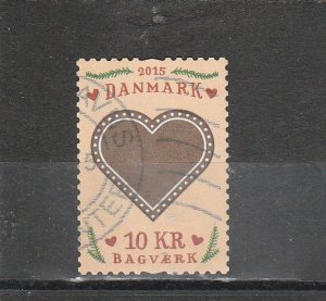 Denmark  Scott#  1730  Used  (2015 Honey Cakes)