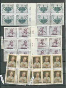 AUSTRIA MNH Blocks Sheets 1960s/70s (Appx 500 Stamps) (Ref Ac1423