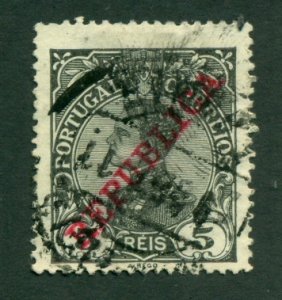 Portugal 1910 #171 U SCV(2020)=$0.25