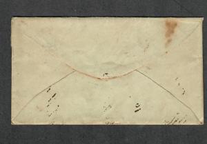 CSA Sc#7 Effingham Dec 22 1863 M/S Cancel Transcribed Contents Cover