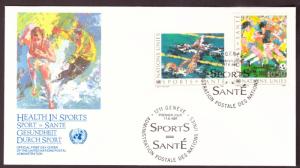 United Nations Geneva, First Day Cover, Sports