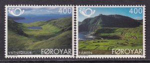 Faroe Islands 280-281 MNH VF