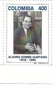 COLOMBIA 1997 ALVAREZ GOMEZ HURTADO POLITICIAN LAWYER 1 VALUE MINT NH SC 1132